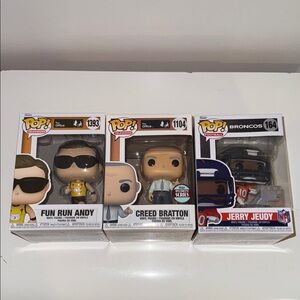 Funko Pop Vinyl Figures Trio Bundle